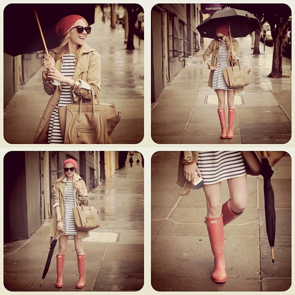 Girl in rain