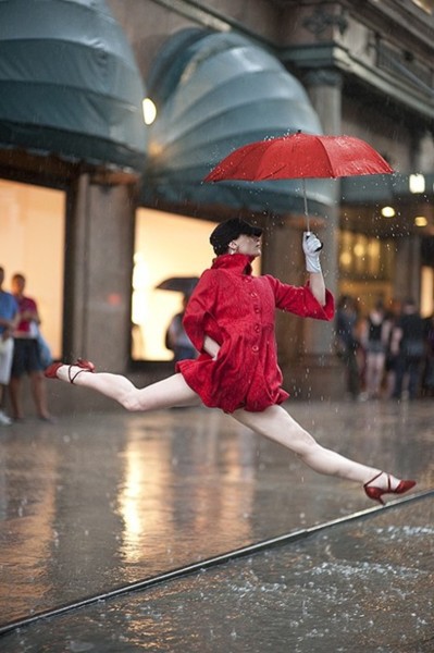 raincoat and umbrella